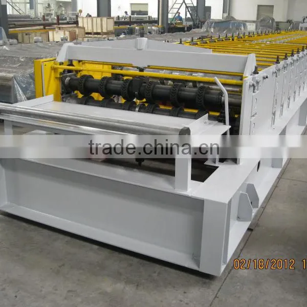 0.8mm -1.2mm Trapezoidal Profile Metal Floor Deck Roll Forming Machine photo-2