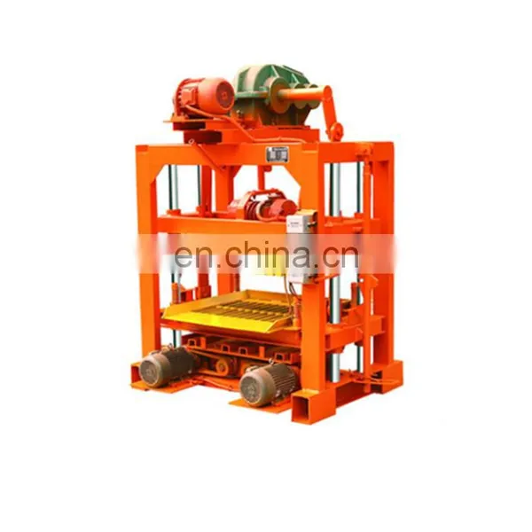 Semi-auto Small Hand Brick Hollow Block Maker Machine