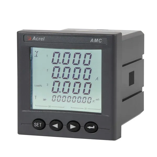 Acrel Three Phase Smart Energy Meter LED Display 2DI2DO Cut Out 67*67mm AMC72-E4/KC Accuracy Level 0.5 photo-4