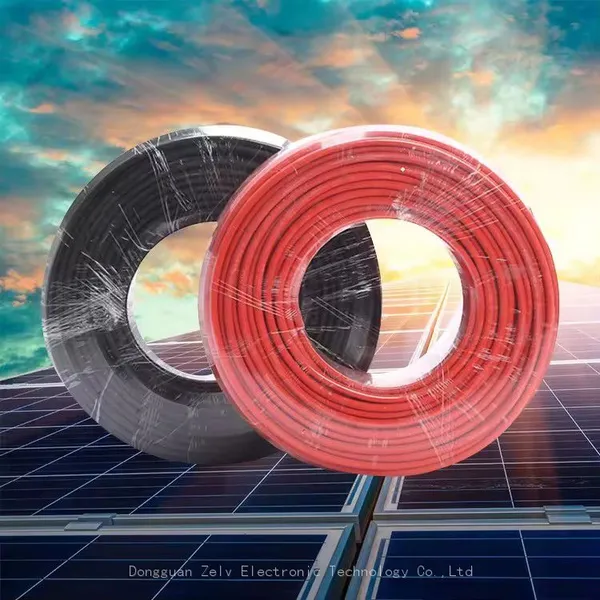 Wholesale Tinned Copper Solar Panel Cable 2.5mm2 4mm2 6mm2 10mm2 Awg pv Solar Wire photo-2