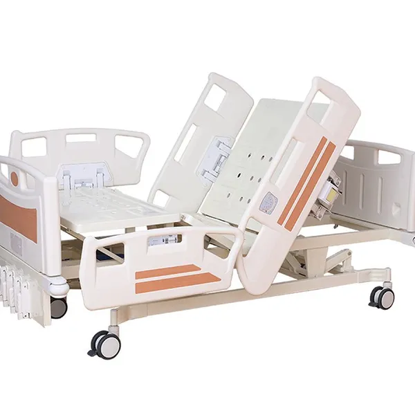 Single Crank 2 Function 3 Function Hospital Bed Manul or Electric Type With Good Price photo-3