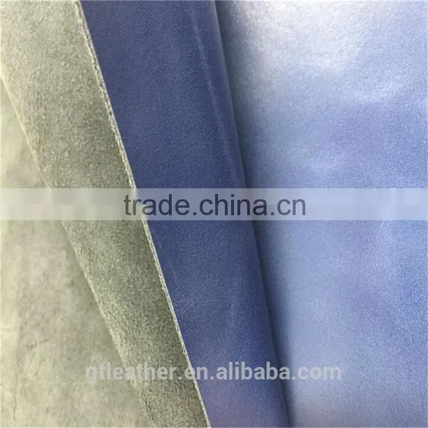 Crazy Horse Leather Genuine Cowhide Leather for Shoes photo-5