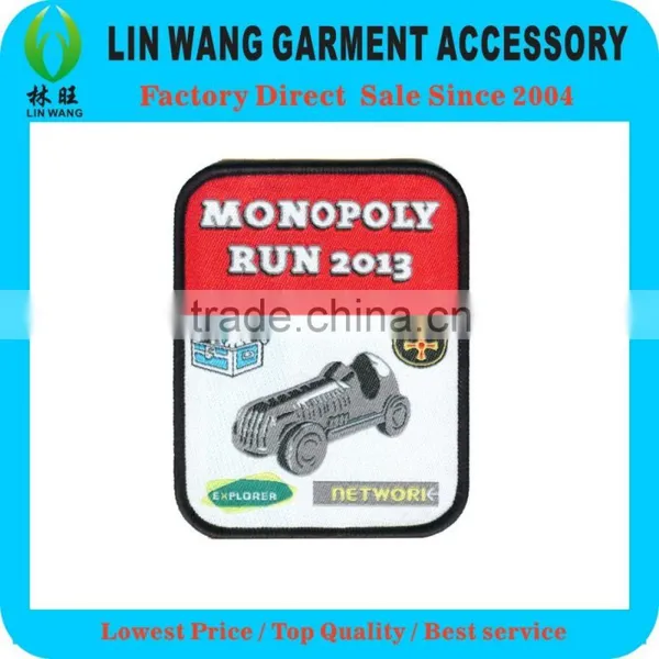 Monopoly Run Woven Badge