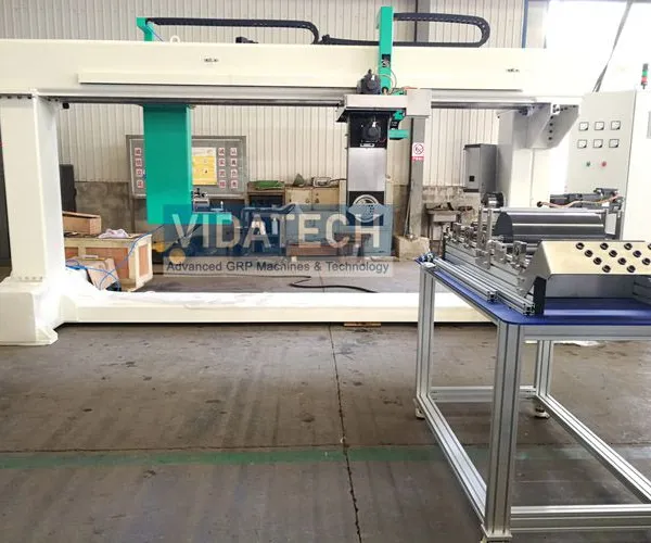 Filament Winding Machine (with Imprenated Resin Bath and Fiber Tension Control System)