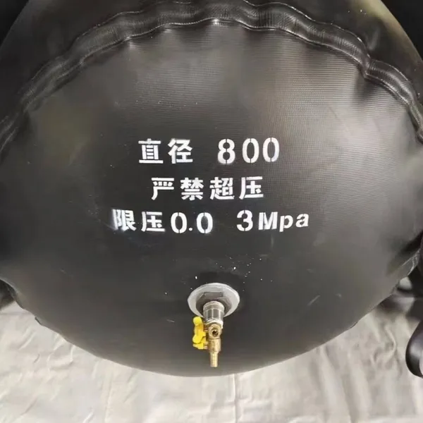 High-Pressure Pipeline Blocking Airbag Rubber Pipeline Plugging Airbag photo-4