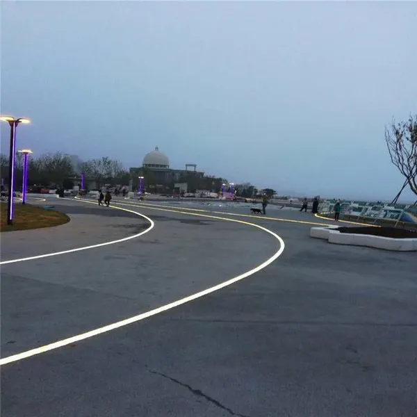 Glowing Buried Light Bricks, Led Strip Glowing Bricks, Glass Light Strips, Wholesale of Square Floor Tile Lights photo-3