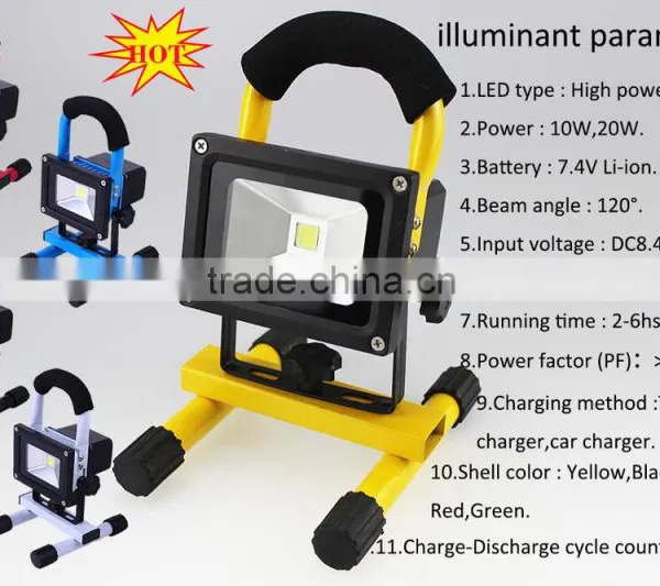 Fashion Design 50w Led Rechargeable Flood Lighting and Led Working Light With High Lumen photo-3