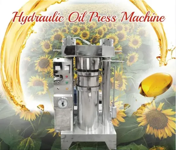 Oil Pressing Machine Tea Seed Sesame Hydraulic Press, Commercial Full-automatic Vertical Press, Sesame Oil Machine photo-4