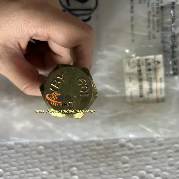 ORIGINAL SDLG SCREW 4011000219 APPLY FOR SDLG MOTOR GRADER G9180 G9190 G9200 photo-3