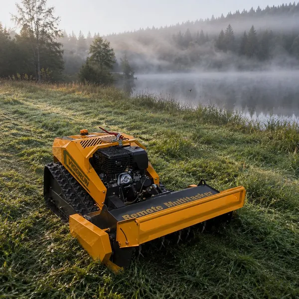Заряжаемая газонокосилка MTSK800 Pro RC – профессиональное оборудование для коски склонов с самоблокировкой