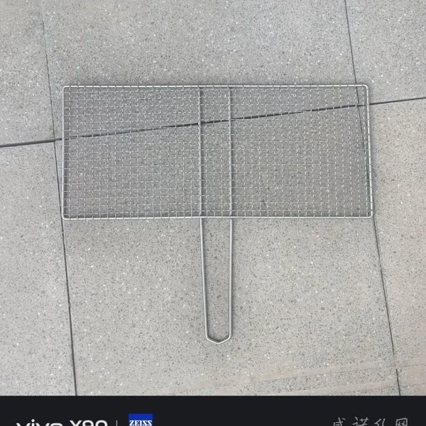OEM Custom Metal Barbecue Net With Stainless Steel Hooks and Free Replacement Offer photo-5