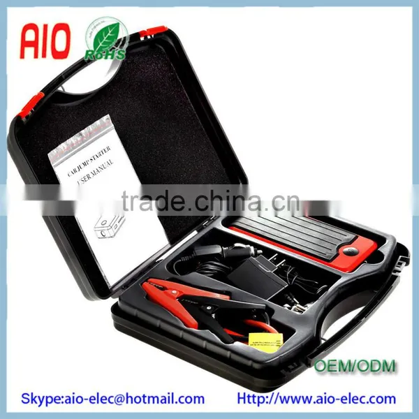 12V 12000mAh Red Black Portable Power Bank and Car Jump Starter photo-6