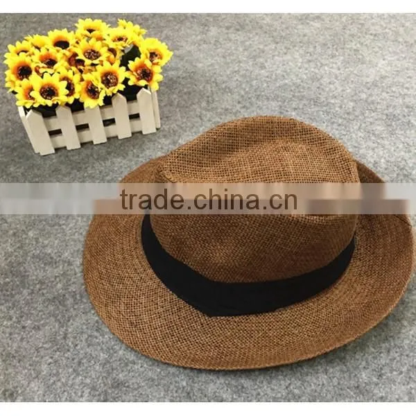 Popular Summer Shading Straw Hat Not Expensive Plain Wholesale Straw Cowboy Hats Sombrero Straw Hat Wholesale photo-3
