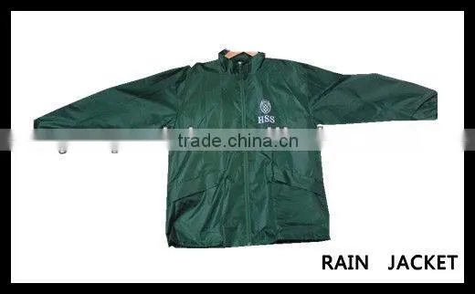 Waterproof Polyester Rain Jacket