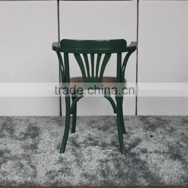 RCH-1522 High Quality Dining Furniture White Windsor Armchair photo-4