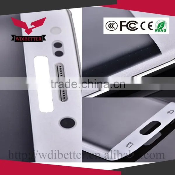 100% Full Curved LCD Tempered Glass Screen Protector for Samsung Galaxy S6 EDGE photo-3