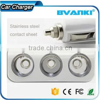 New Factory Price 3 Sockets Car Cigarette Lighter DC Power 12V 24V Car Cigarette for IPhone Usb Car Charger With Dual USB Ports Supplier's Choice photo-3