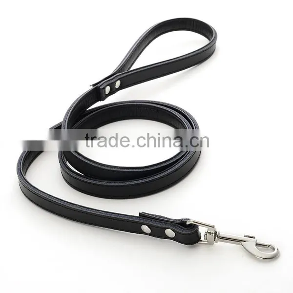 Wholesale Gold Leather Warhead Pet Collar Litchi Grain Dog Collar photo-4