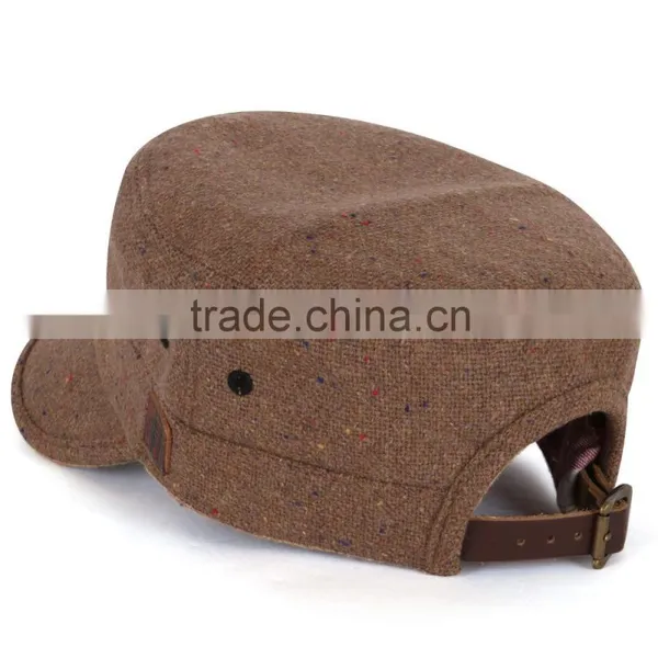 Wholesale Cadet Hats New Style Custom Flat Top Cap Military Hat photo-3