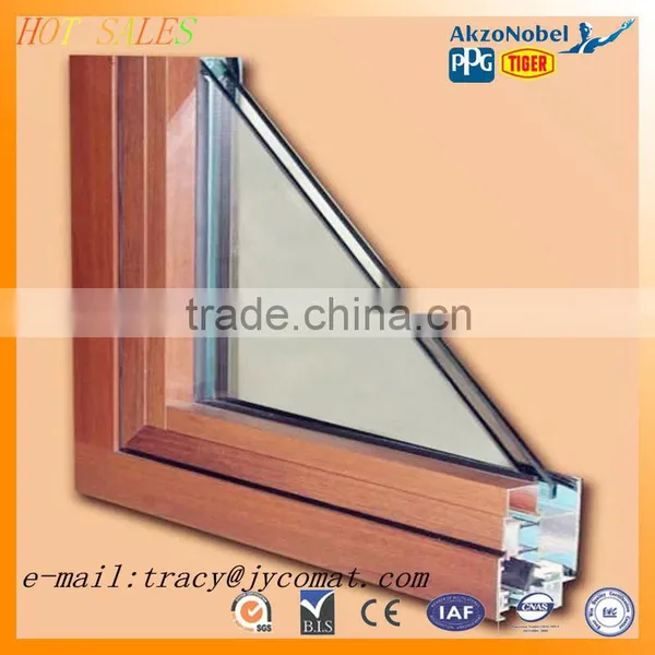 6063-T5/6060-T5 Extrusion Wooden Grain/printing Aluminum Profiles photo-3