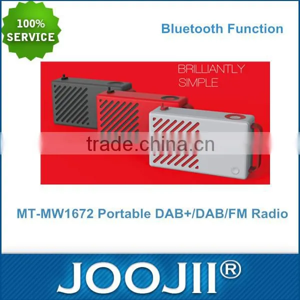 Portable DAB+/DAB/FM Radio With Bluetooth And LCD Display, Alarm Clock Radio With USB SD TF Card photo-2
