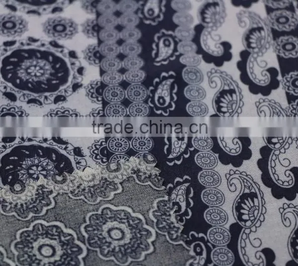 2017 Spring Top Selling Women Dress Soft 100%Rayon 45S*45S Poplin Plain Print Fabric photo-4