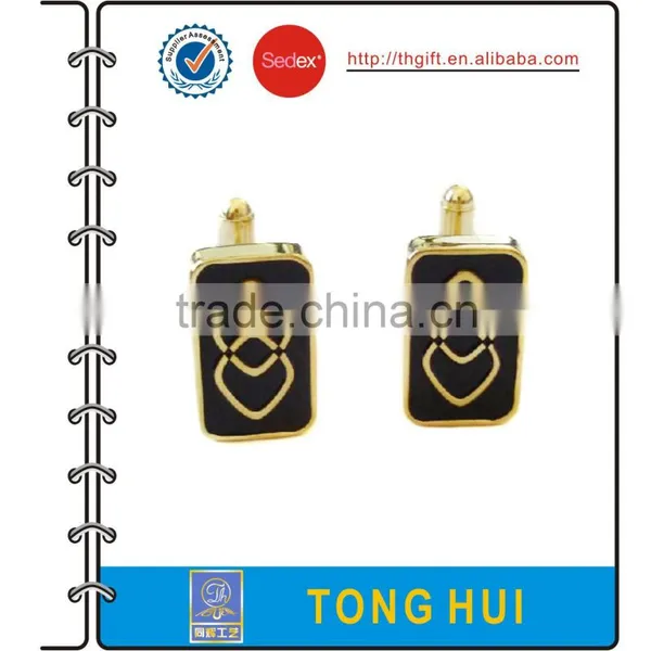 Metal Rectangle Cufflink