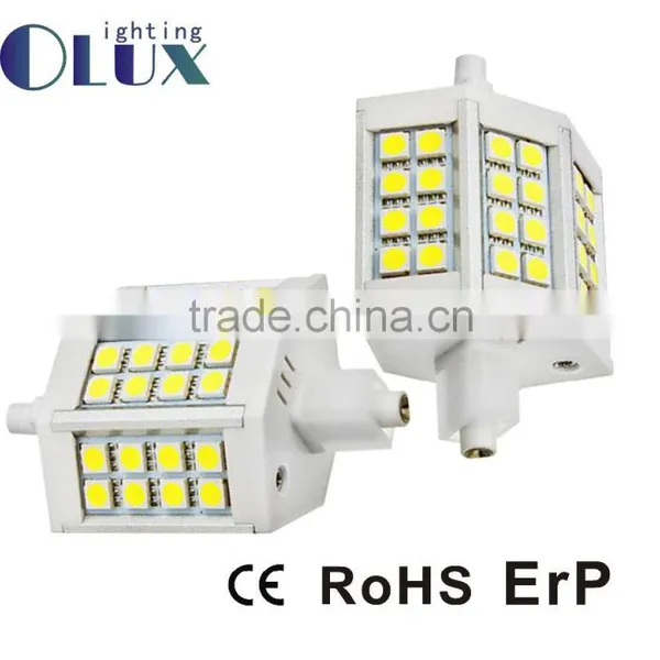 New Design 118mm 8W 360 Degree Led R7s With Clear Plastic Cover photo-3