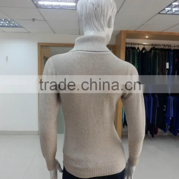 The 2016 Winter Classic Turtleneck Sweater Sweater Short Sleeved Solid 50% Viscose Nylon 45% Wool 5% photo-2