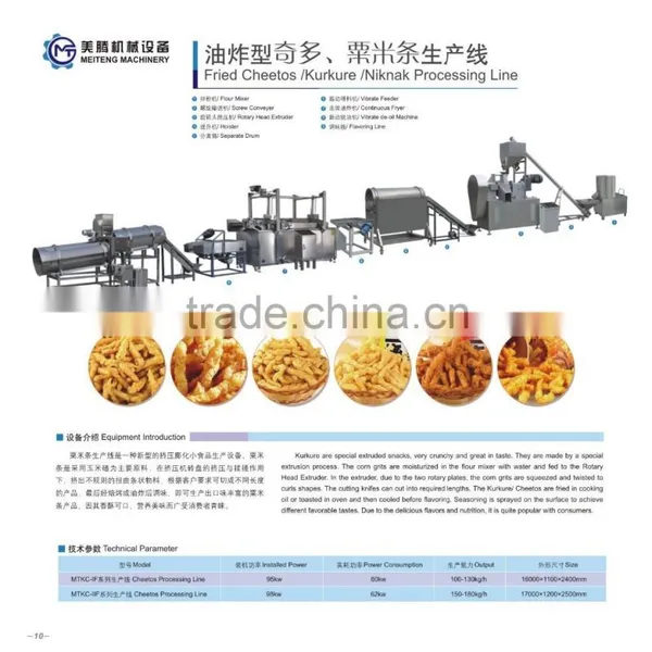 Hot Sale Fried Wheat Flour/maize Flour Production Line/bugles Snacks Corn Chips Machine photo-4