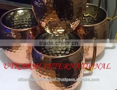 Bar Wares/Beer Copper Mug/Bar Drinkware/Beer Mug/Beer Drinking Mug/Bar Mug