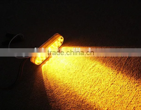 12v 24v Universal 6inch Oval Stop Turn LED Truck Light photo-5
