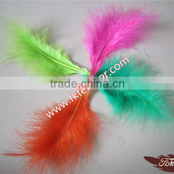 Wholesale Cheap DIY Craft Turkey Marabou Feather For Feather Mask And Feather Boa photo-5