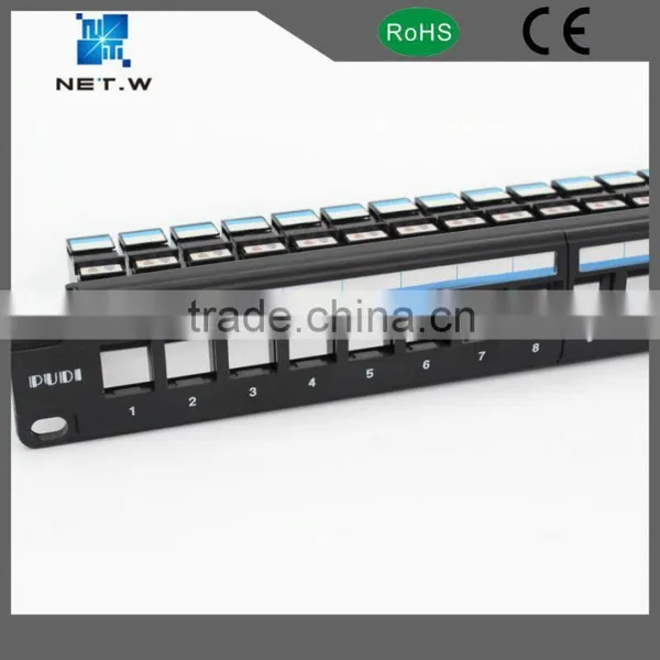 24 Port Utp Label Mark Cat5e Patch Panel Manufacturer photo-3