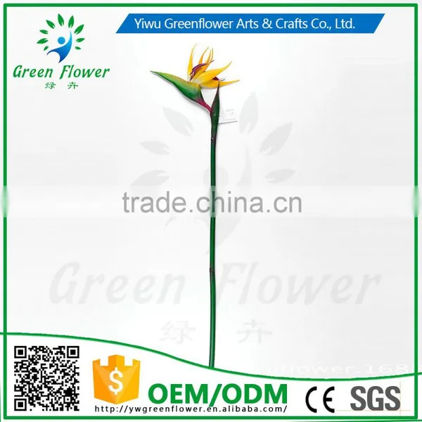 greenflower 2016 Латекс ПВХ Искусственные цветы Стелиция в качестве подарка для украшения свадьбы photo-3