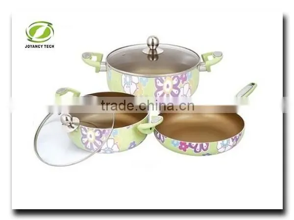 China Dinnerware Set Kithcen Appliance Fry Pan and Stockpot Colorful Dinnerware Sets photo-3