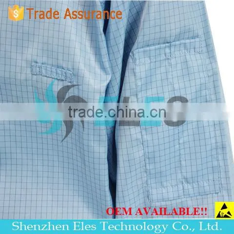 Esd Antistatic Standard Fabric Clothes Clean Room Coverall With CE Certificate photo-3