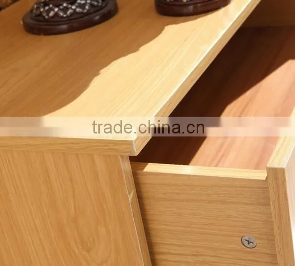 Light Brown General Use Monza Two Drawer Bedside Cabinet photo-3
