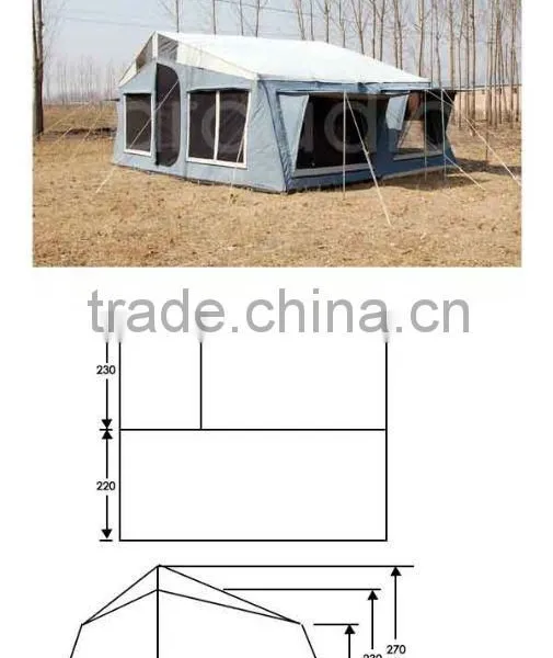 Rear Folding Soft Floor Trailer Tent photo-5