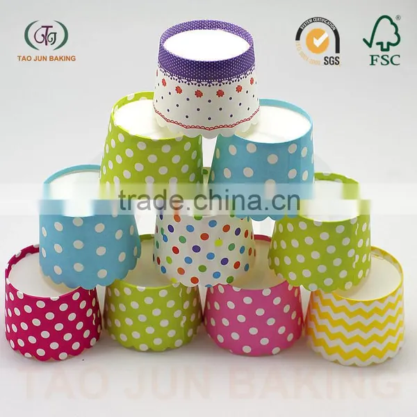 High Temperature Resistant Baking Cake Cups Dots Printed photo-6