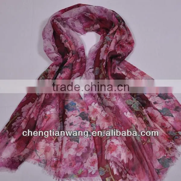 2014 Digital Printed Wool Scarf photo-4