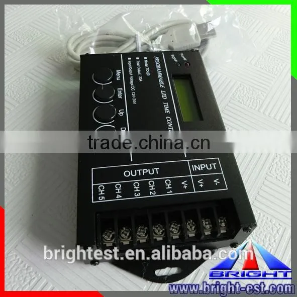 LED Strip Use 5 Channel Led Controller TC420,12V 24V DC 20A 5 Channel PC Program TC420 photo-3