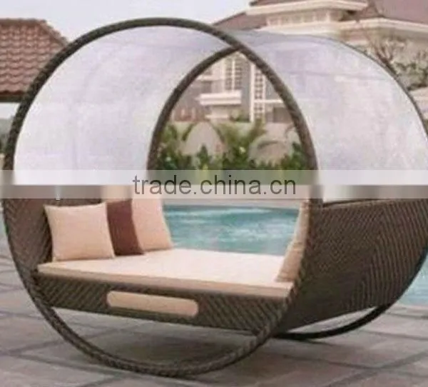 cast aluminum rattan furniture outdoor lounge sofa