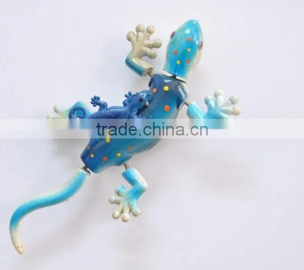 6 Inch Sweden Mother and Child Barcecelona Gecko Fridge Magnets With Single Pole, Plastic Magnetic Souvenir photo-3