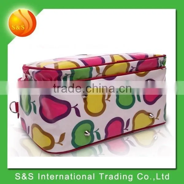 21L Multi-functional Colorful Printing Canvas Travel Bag for Kids photo-2