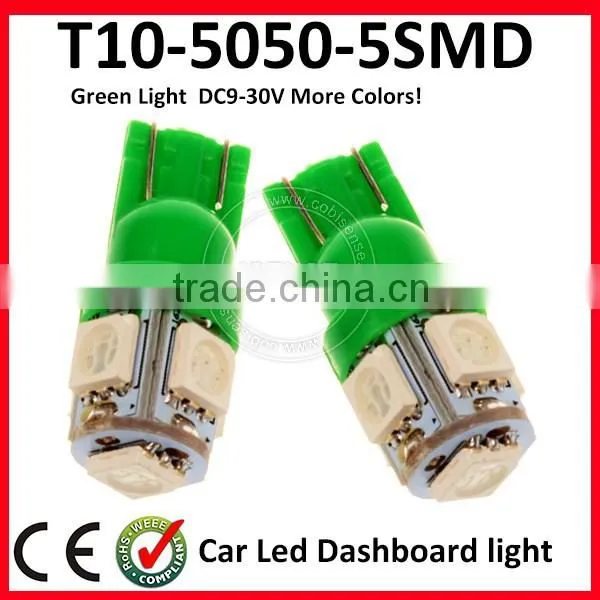 Super Bright T10 194 168 W5W 5050 5LED High Power LED Light Bulb Car Led Light photo-3