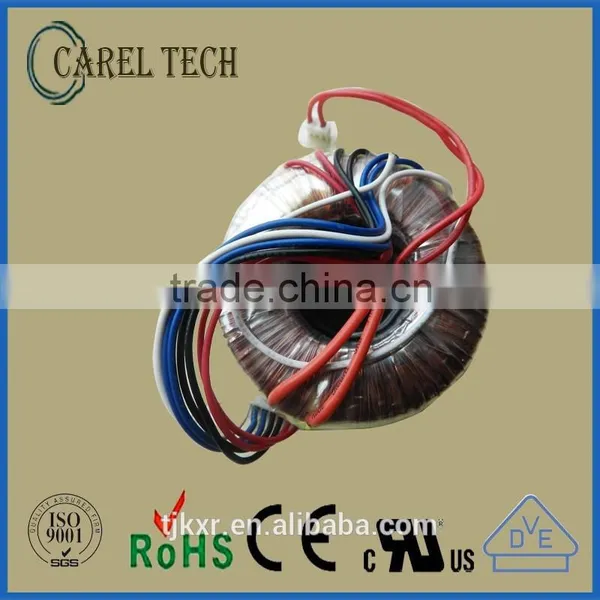 CE ROHS Approoved 50VA 2*12V Miniature 50/60Hz Power Transformer, Low Profile Toroid, Low Profile Ring Core Transformer photo-5