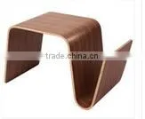 Offi Scando Table Plywood Side Table, Bent Table End Table Modern Tea Table Side Table