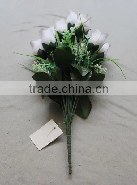 18 Heads Decoration Cheap Artificial Flower Rose Bud photo-5