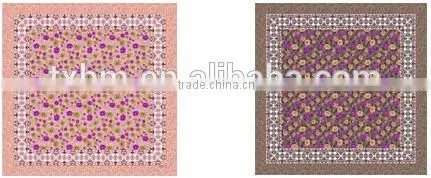 Customized Silk Twill Square Scarf With Digital Printing photo-5